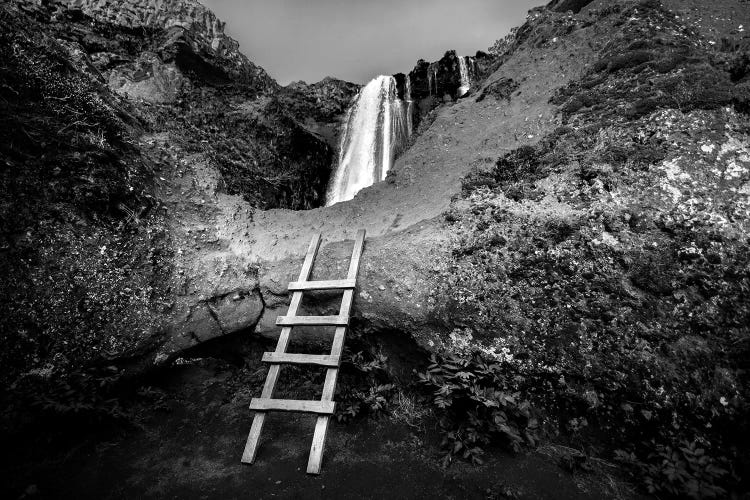 Iceland Climb In B&W