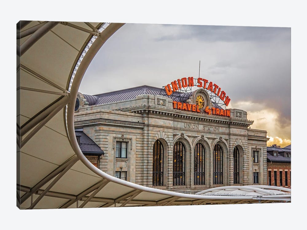 Denver, Union Station by Sarah Kadlecek 1-piece Canvas Wall Art