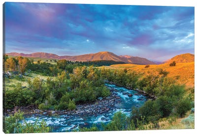 Stillwater River Montana Canvas Art Print - Montana Art