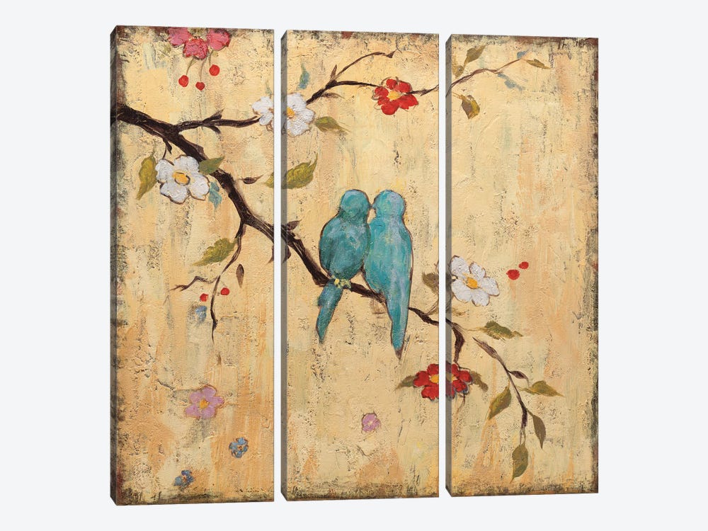 Love Birds II by Katy Frances 3-piece Canvas Print