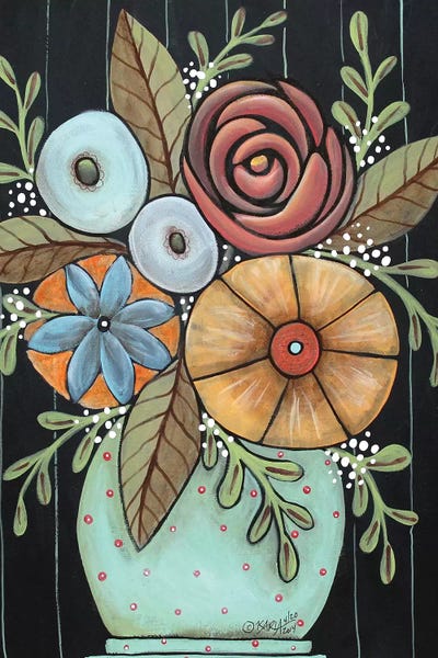 Folk Art: Prim Floral by Karla Gerard