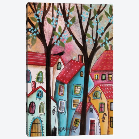 Red Roofs Canvas Print #KAG253} by Karla Gerard Canvas Art