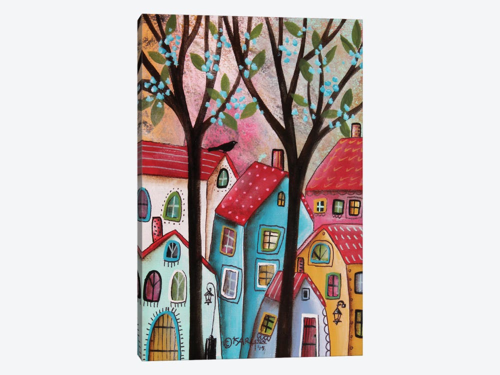 Red Roofs by Karla Gerard 1-piece Canvas Art Print