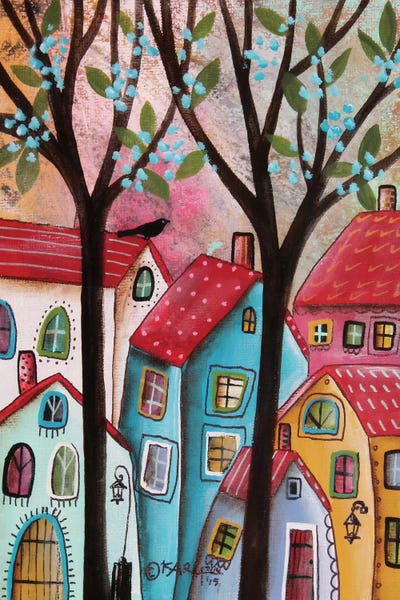 Villages & Towns: Red Roofs by Karla Gerard