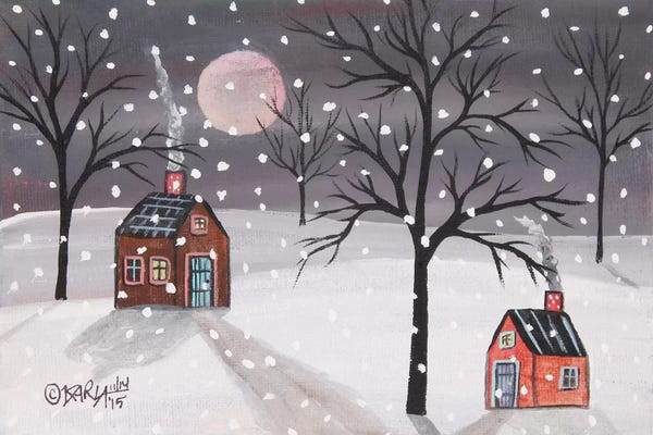 Snow: Snowy Night by Karla Gerard