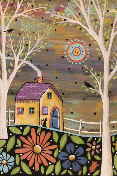 Folk Art: Spring Eve by Karla Gerard