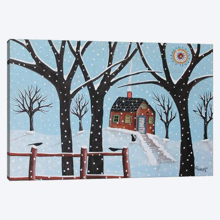 Winter Sight Canvas Print #KAG389} by Karla Gerard Canvas Art