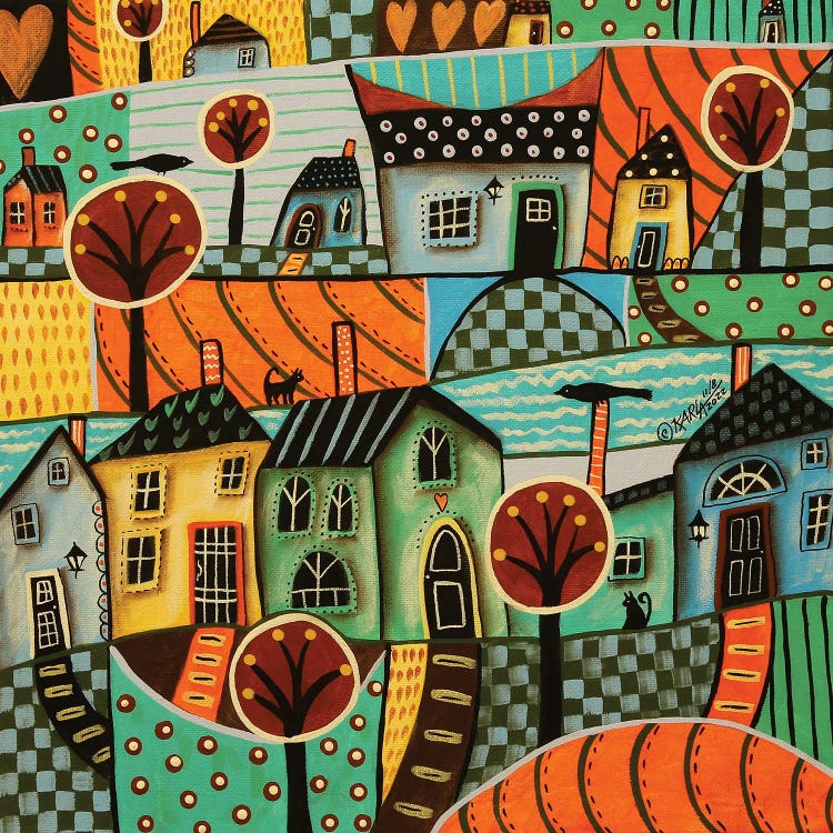 My Neighbors by Karla Gerard wall art