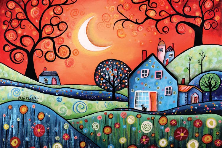 Warm Evening Sky by Karla Gerard wall art