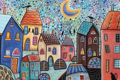 Confetti Sky by Karla Gerard canvas print