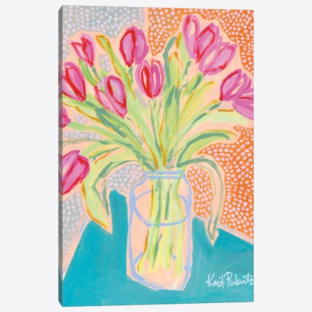 Tulips for Corie Canvas Print #KAI107} by Kait Roberts Canvas Wall Art