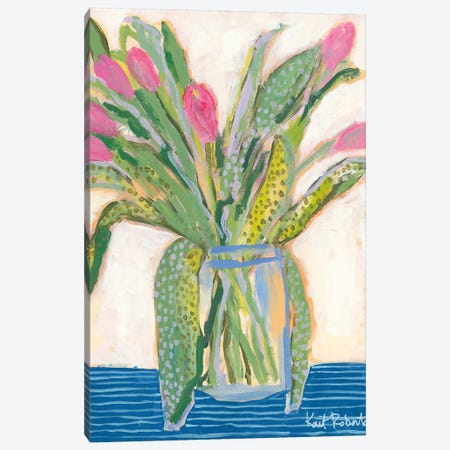 Tulips for Maxine I Canvas Print #KAI108} by Kait Roberts Canvas Art Print