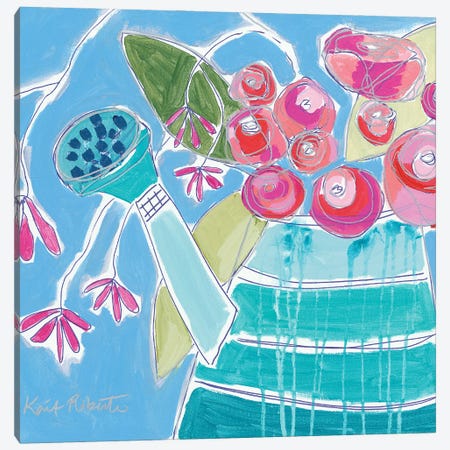 Lucky Jade Watering Can    Canvas Print #KAI123} by Kait Roberts Canvas Print