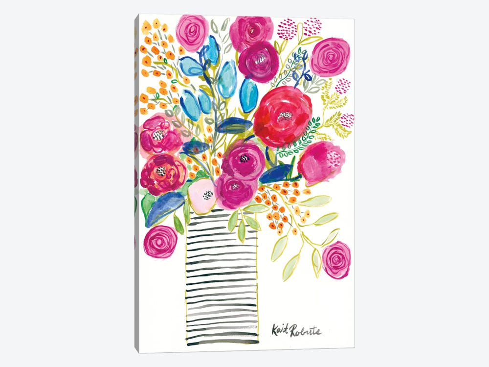 Blissful Blooms by Kait Roberts 1-piece Canvas Art