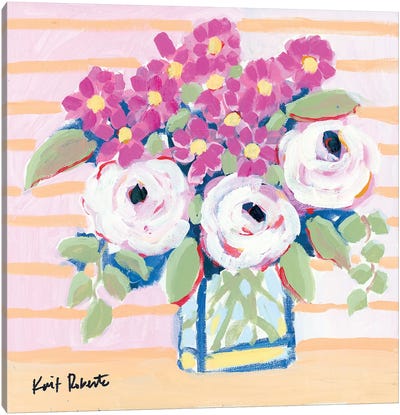 Market Bouquet Canvas Art Print - Kait Roberts