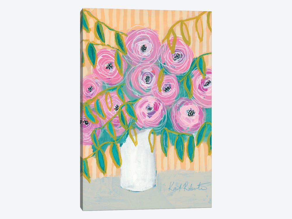 Maxine's Best Blooms  by Kait Roberts 1-piece Canvas Art Print