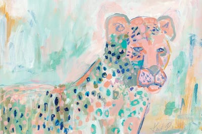 Cheetah Watch by Kait Roberts art print