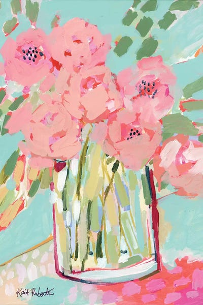 Pottery Still Life: Hot Pink Summer by Kait Roberts