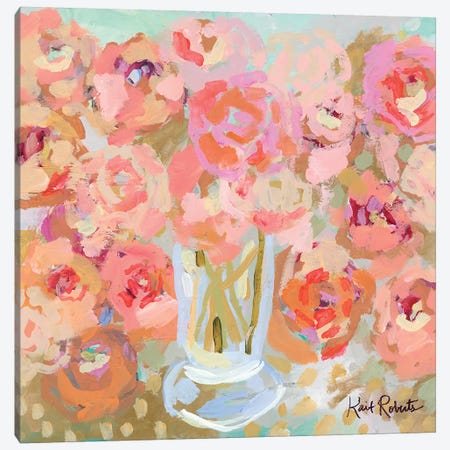 Bountiful Blooms Canvas Print #KAI221} by Kait Roberts Canvas Art