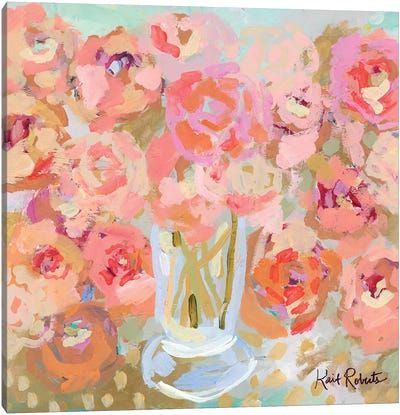 Bountiful Blooms Canvas Art Print - Kait Roberts