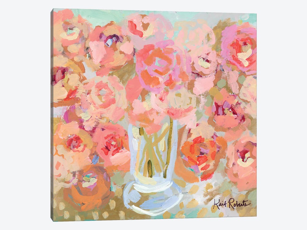 Bountiful Blooms by Kait Roberts 1-piece Canvas Print