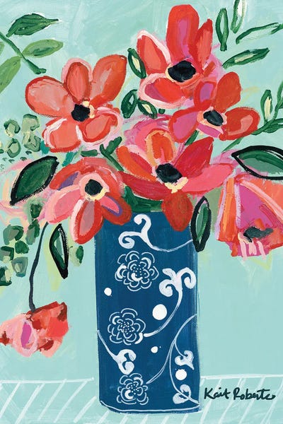 Botanical Still Life: In a Blue Moon by Kait Roberts