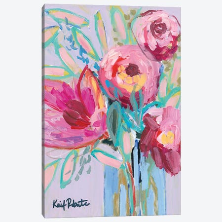 Summer Blooms Canvas Print #KAI235} by Kait Roberts Canvas Artwork