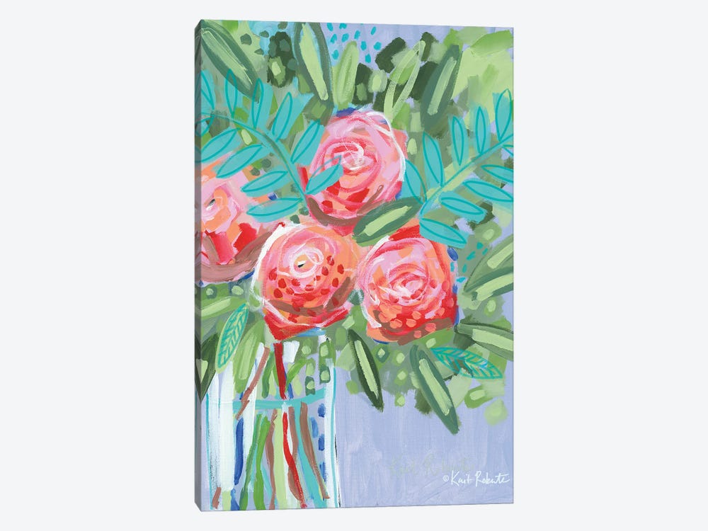 We Can Choose to Bloom by Kait Roberts 1-piece Canvas Art
