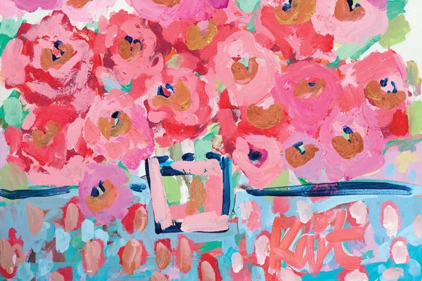 Abstract Bathroom: Electric Bloom by Kait Roberts