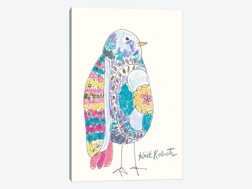 Janice The Bird by Kait Roberts 1-piece Canvas Print