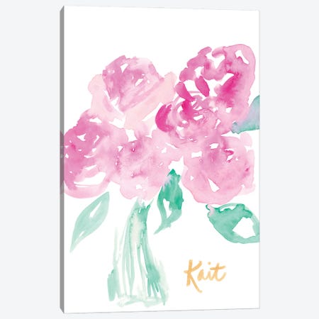Pretty In Pink Canvas Print #KAI260} by Kait Roberts Canvas Artwork