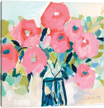 Blooms For Ruthie Canvas Art Print - Kait Roberts