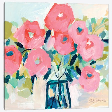 Blooms For Ruthie Canvas Print #KAI268} by Kait Roberts Canvas Art