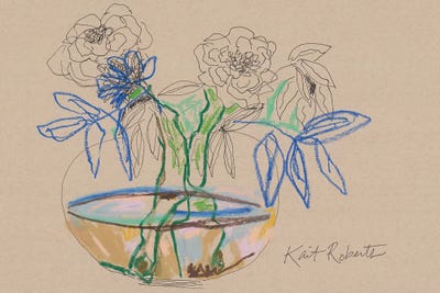 Bouquet For Debbie by Kait Roberts framed canvas print