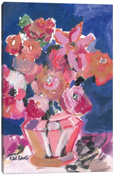 Flowers For Barbara Canvas Art Print - Kait Roberts