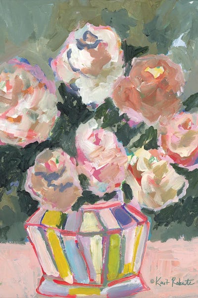 Flowers For Brenda by Kait Roberts framed canvas print