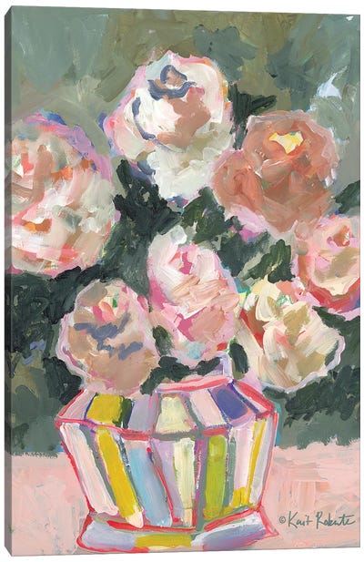 Flowers For Brenda Canvas Art Print - Kait Roberts