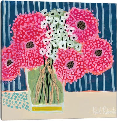 Flowers for Belle III Canvas Art Print - Kait Roberts
