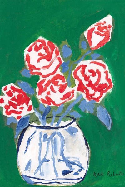 Flowers For Jessica by Kait Roberts framed canvas print