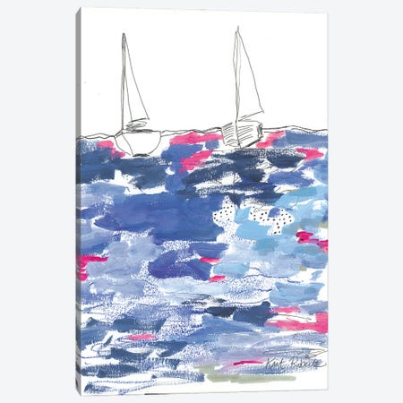 View From The Beach House Canvas Print #KAI307} by Kait Roberts Canvas Wall Art