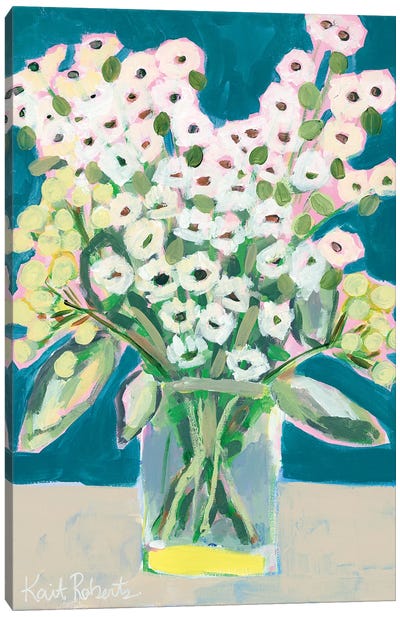 Flowers for Eliza II Canvas Art Print - Kait Roberts