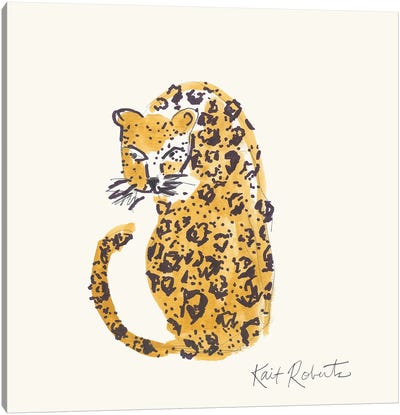 Naomi Canvas Art Print - Leopard Art