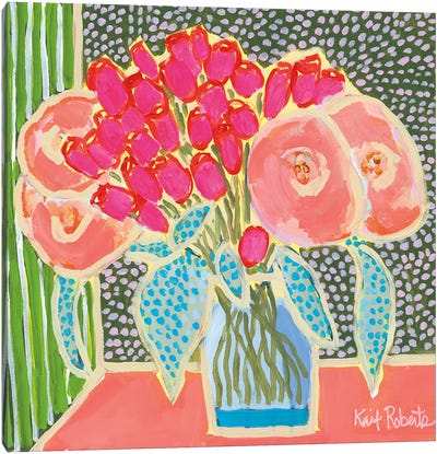 Flowers for Maude No. 2 Canvas Art Print - Kait Roberts