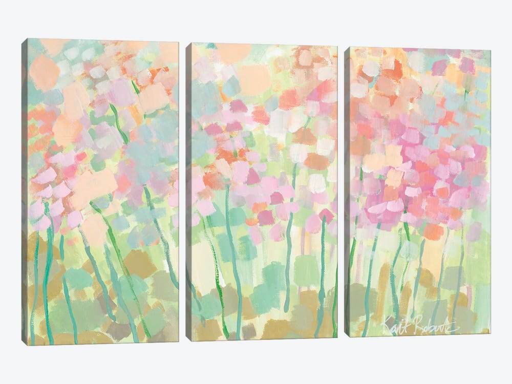 Growing Things II by Kait Roberts 3-piece Canvas Wall Art