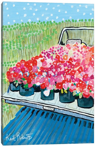 June Blooms Canvas Art Print