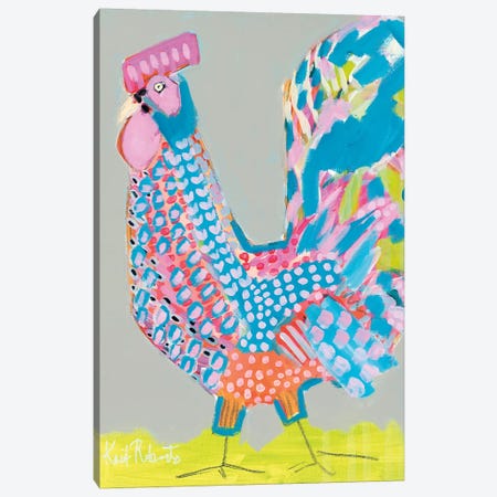 Ralph the Rooster Canvas Print #KAI89} by Kait Roberts Canvas Art