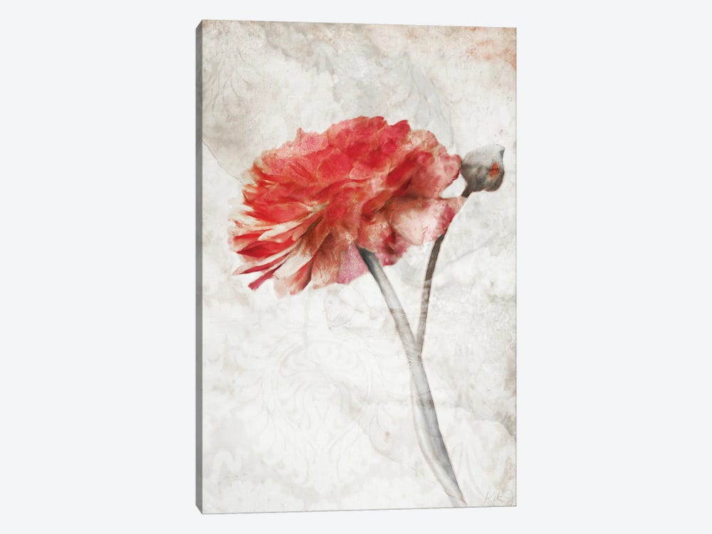 Striking Scarlet Blossom by Katrina Jones 1-piece Canvas Print