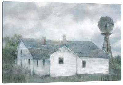 Summer Farmhouse Canvas Art Print