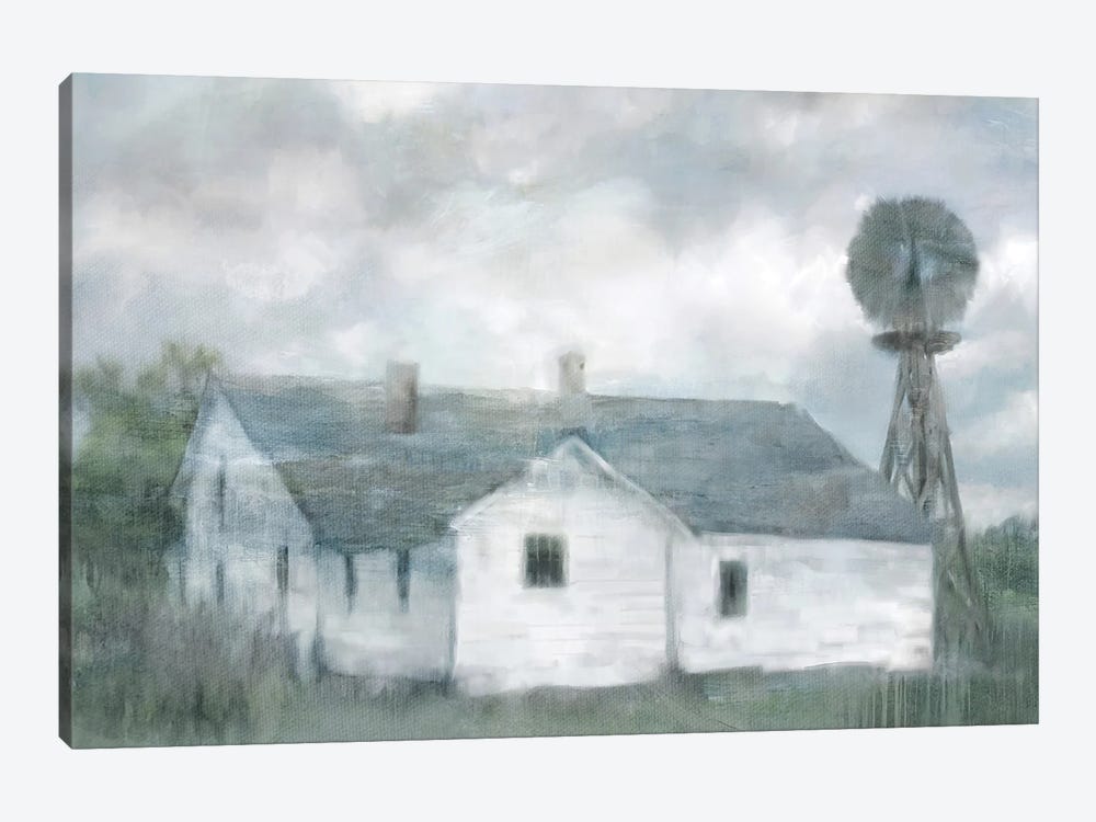 Summer Farmhouse by Katrina Jones 1-piece Art Print