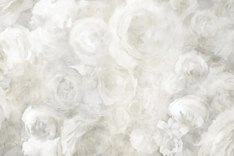 White Floral Field View by Katrina Jones wall art